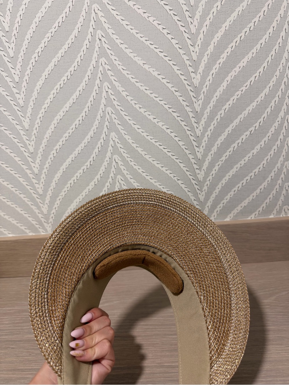 Eric Javits Champ Woven Visor Neutral Tan UPF 50+ Sun Hat - Picture 8 of 8